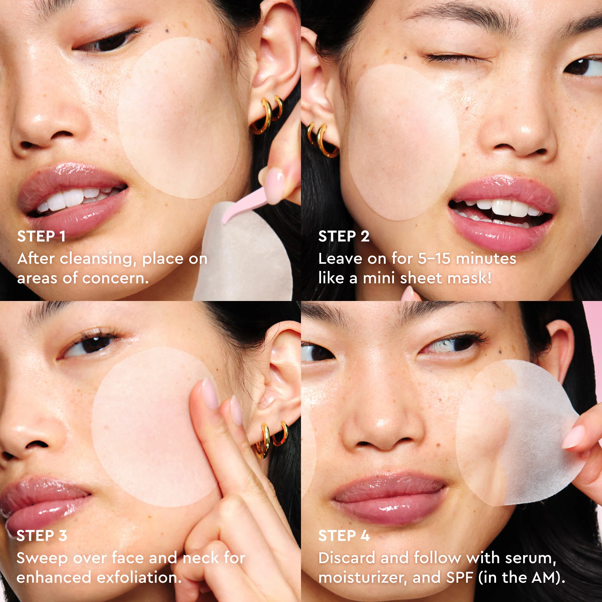 LHA + AHA Korean Watermelon Toner Pads - Image 7