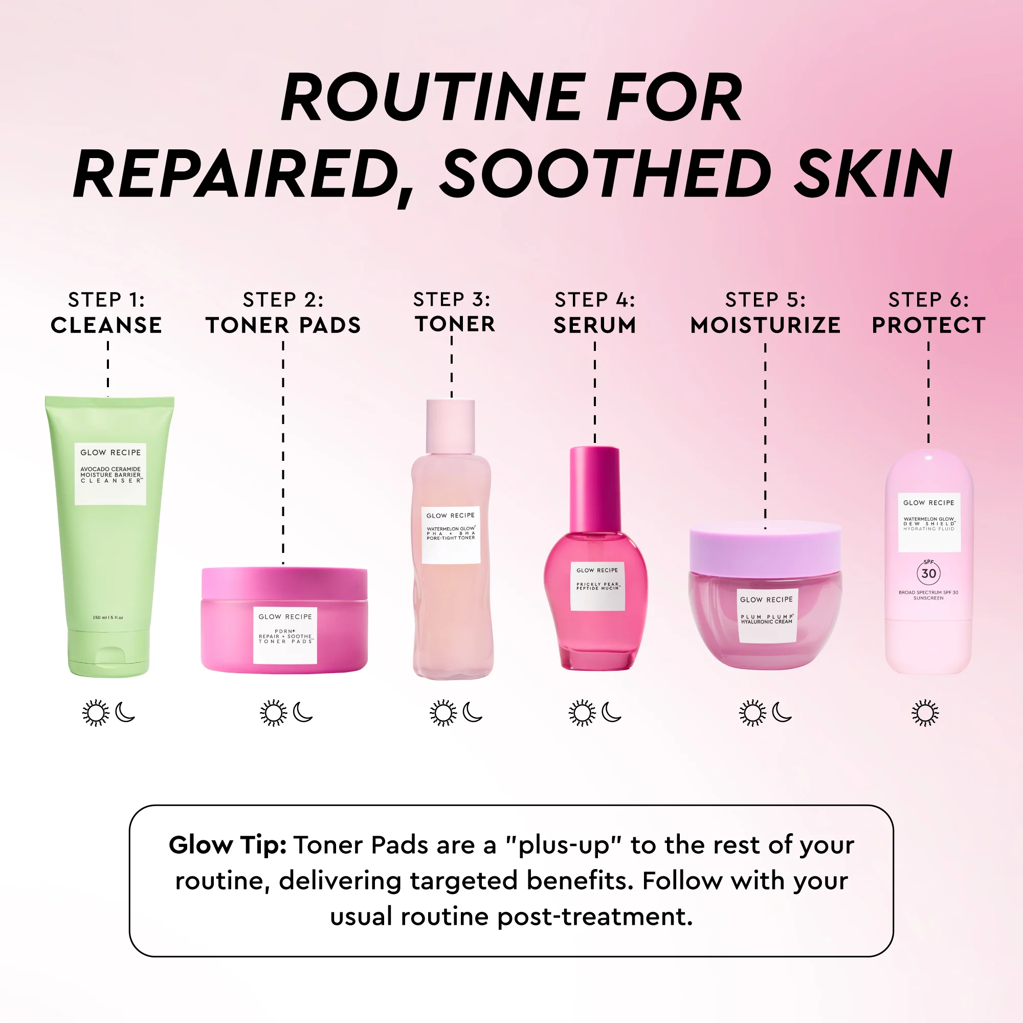 PDRN+ Repair + Soothe Korean Toner Pads - Image 9