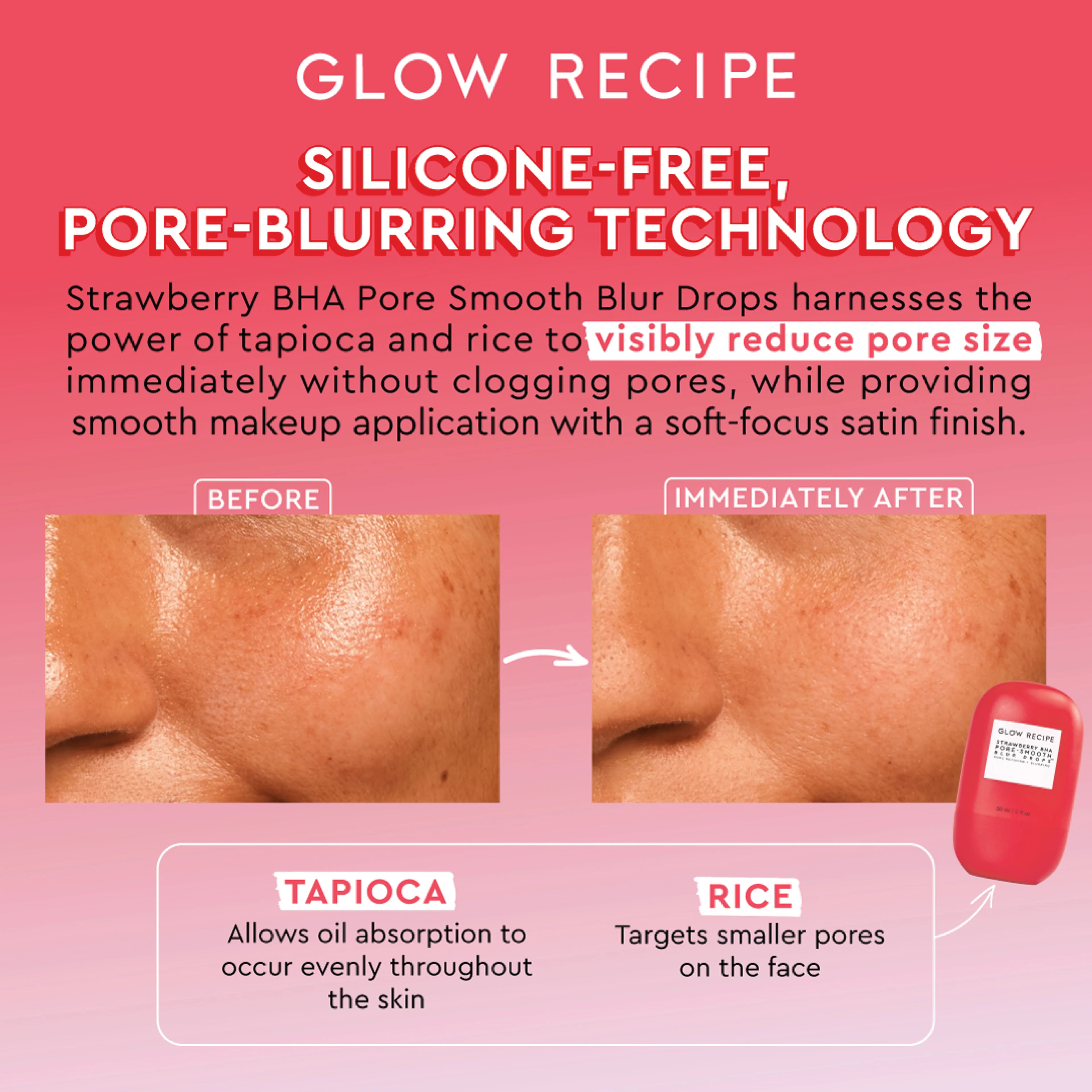 Strawberry BHA Pore-Smooth Blur Drops - Image 6