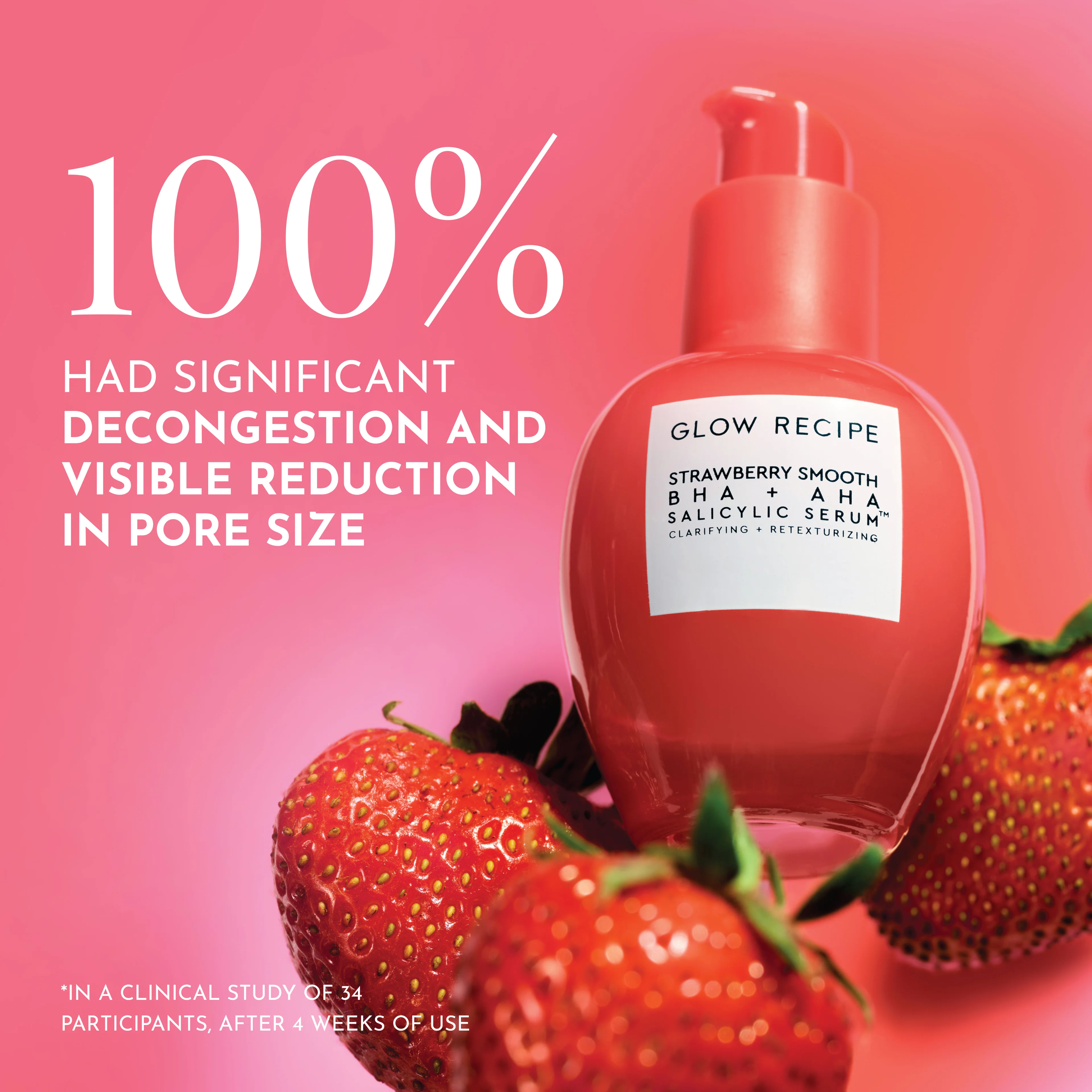 Strawberry Smooth  BHA+AHA Salicylic Serum - Image 3