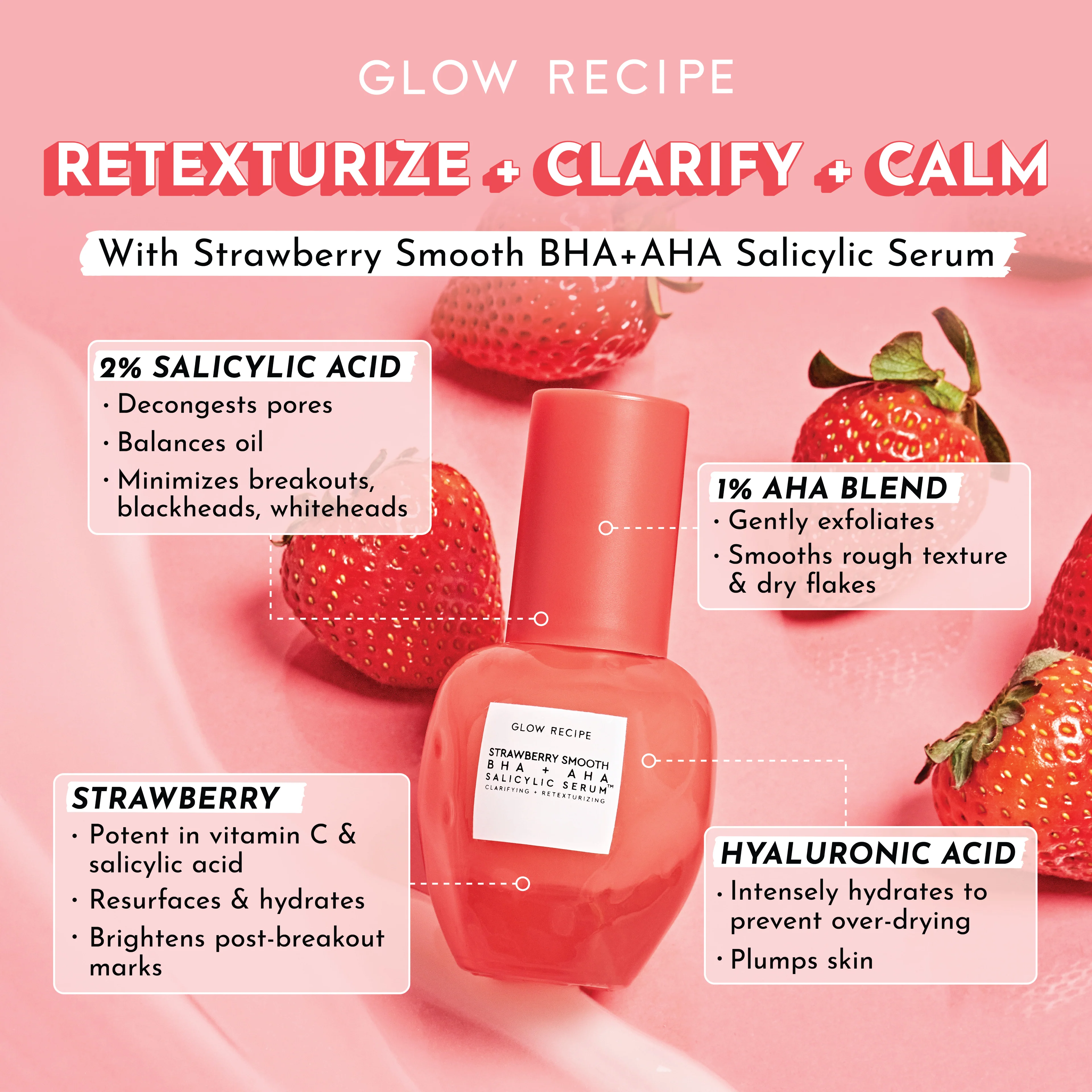 Strawberry Smooth  BHA+AHA Salicylic Serum - Image 7