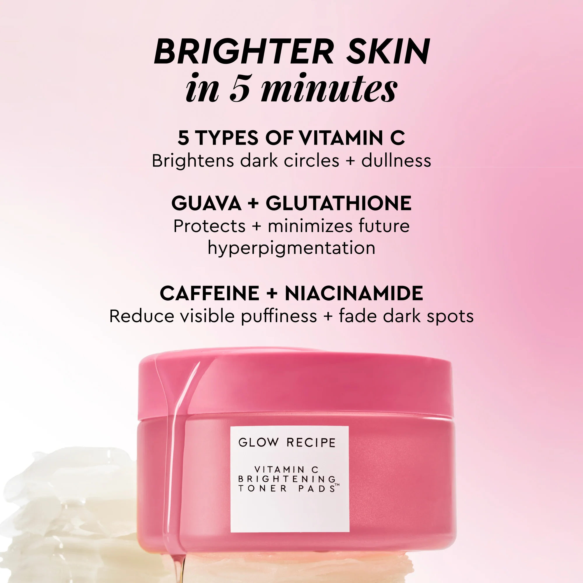 Vitamin C Brightening Korean Toner Pads - Image 6
