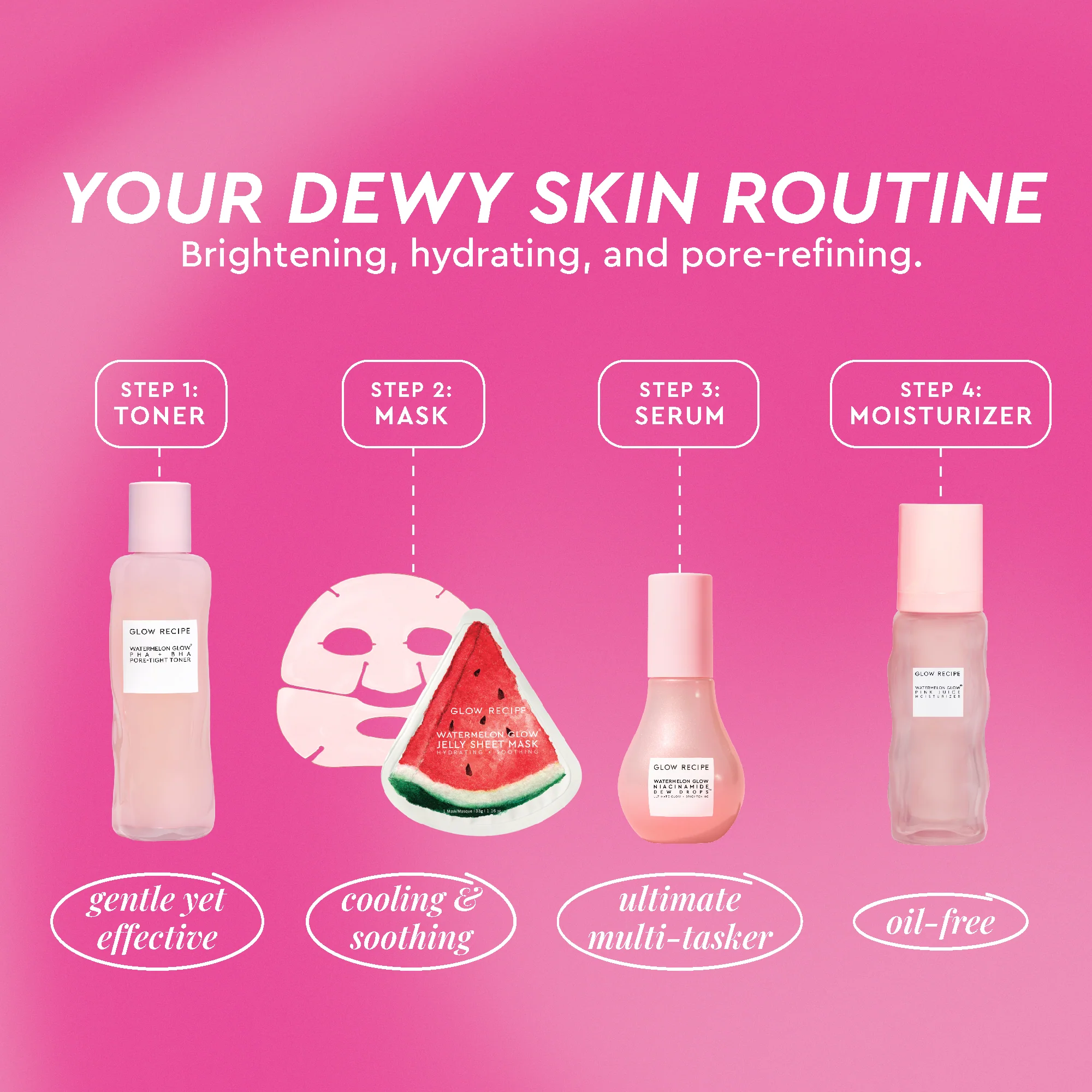 Watermelon Glow Dewy Skin Routine - Image 4