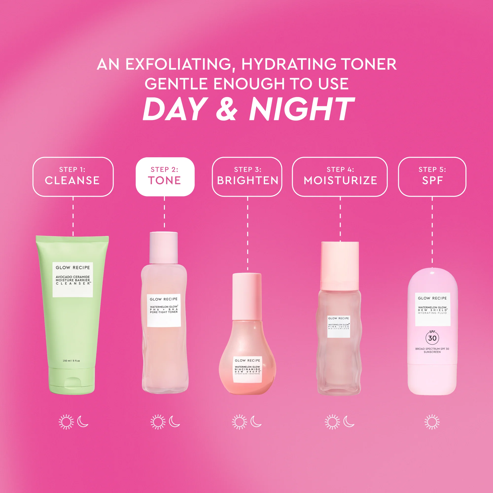 Watermelon Glow PHA+BHA Pore-Tight Toner - Image 11