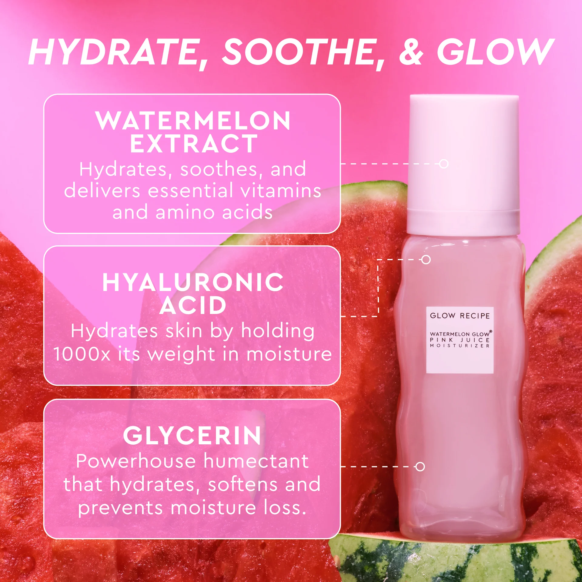 Watermelon Glow Pink Juice Oil-Free Refillable Moisturizer - Image 10