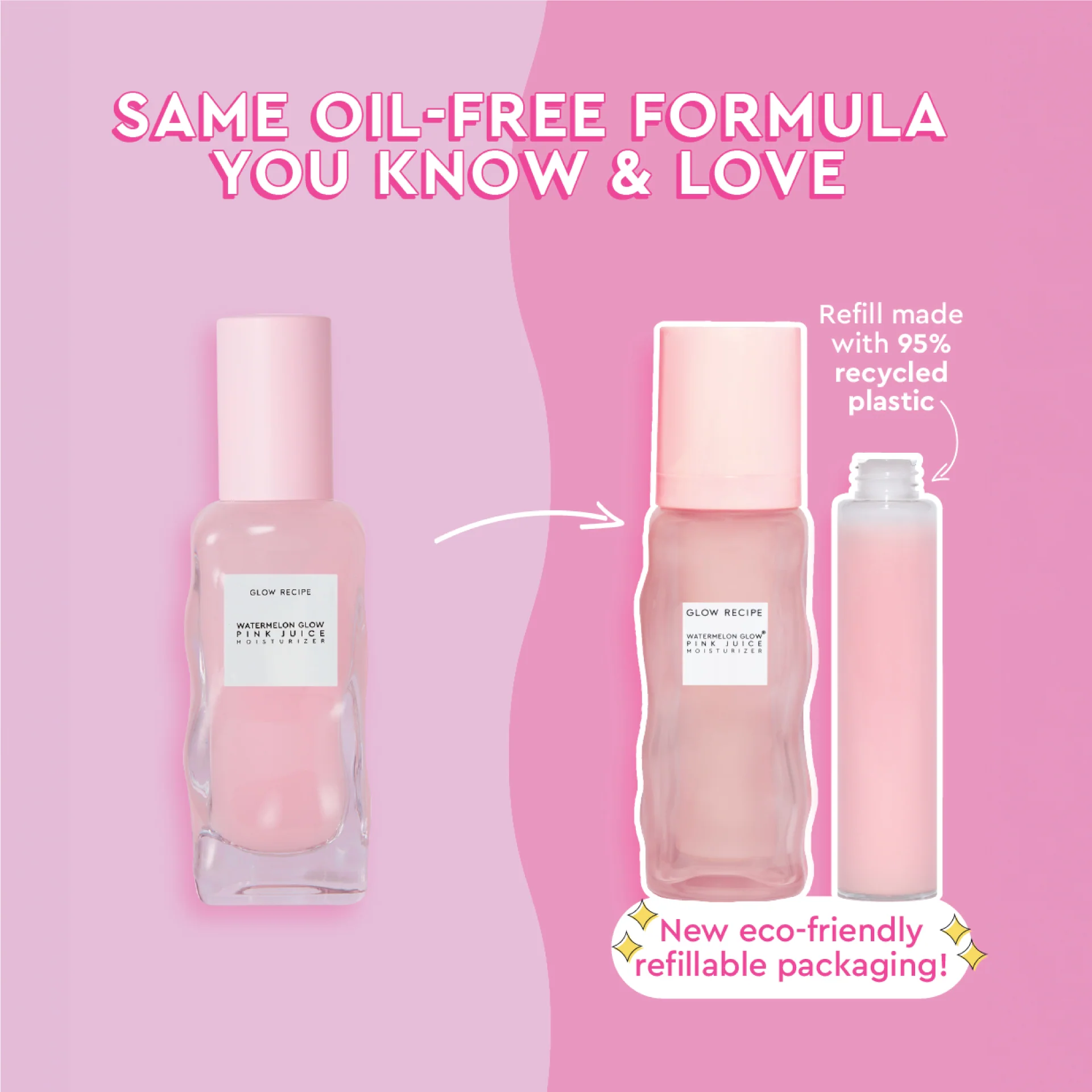 Watermelon Glow Pink Juice Oil-Free Refillable Moisturizer - Image 13