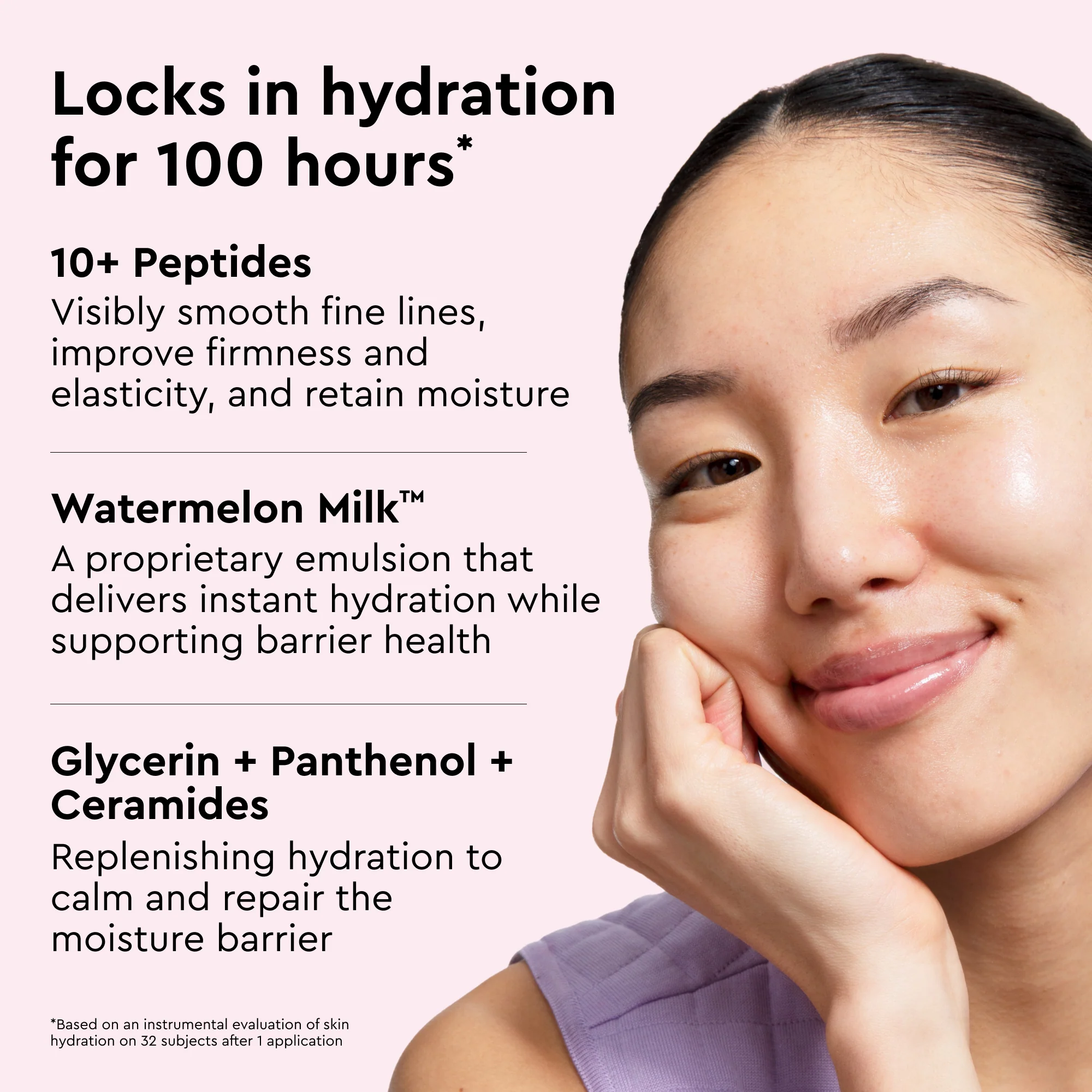Watermelon Milk Peptide Cushion Cream Refillable Moisturizer - Image 3